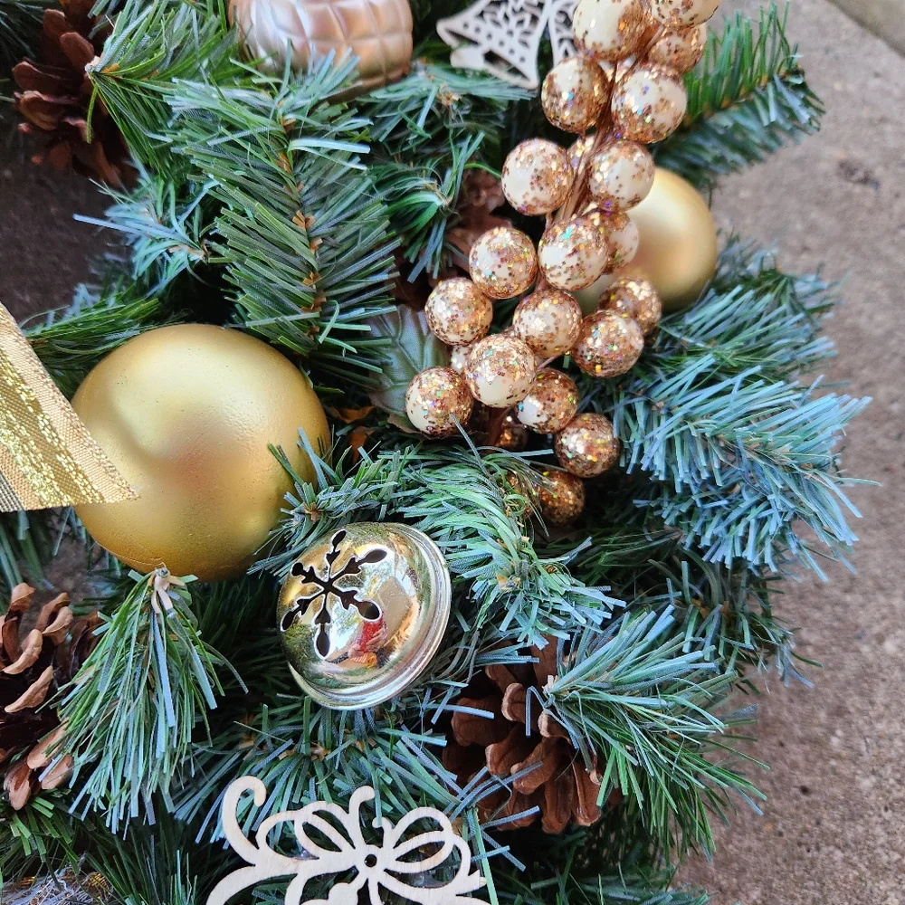 HARK THE HERALD ANGELS SING Christmas Wreath